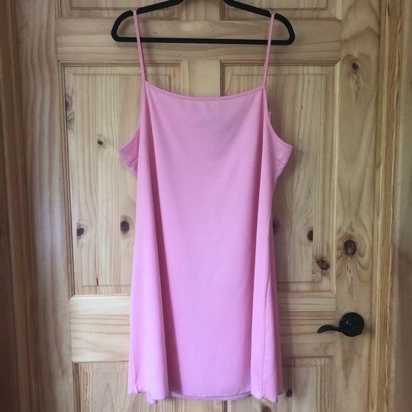 Sold!  CAARA strappy peach cami mini dress size XL - Picture 9 of 9